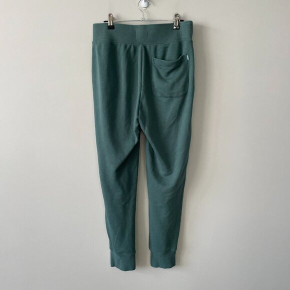 TNA Airy Terry High Rise Pull On Elastic Waist Sweatpants Green Medium - Picture 3 of 9
